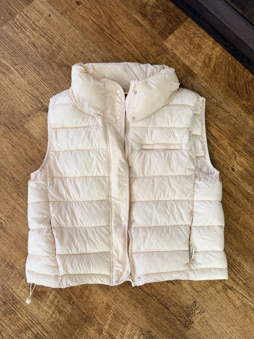 Bearpaw Cream Quilted Puffer Vest